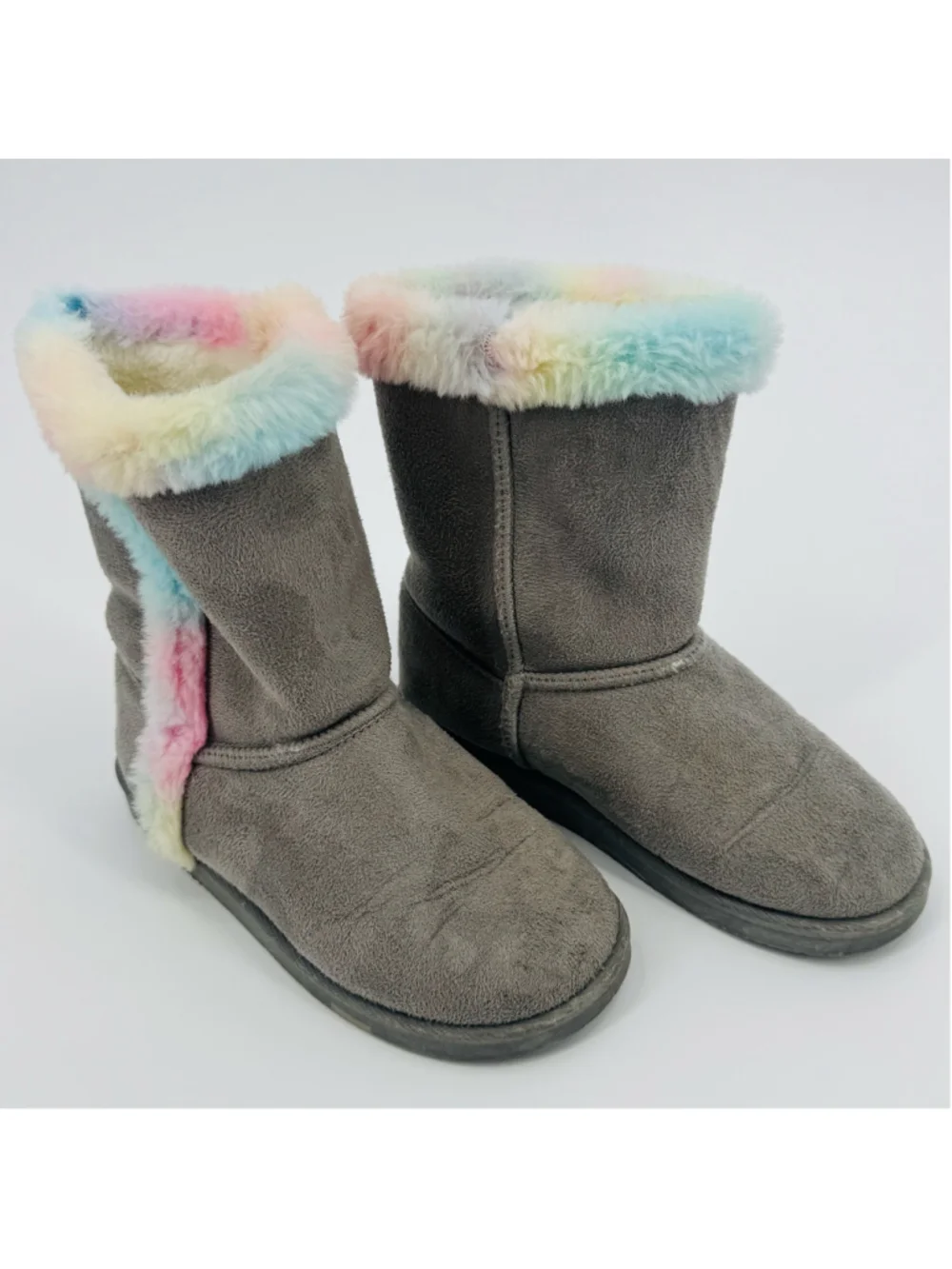 Lot of 2 Girls Fabletics FabKids Cat & Jack Boots Size 13